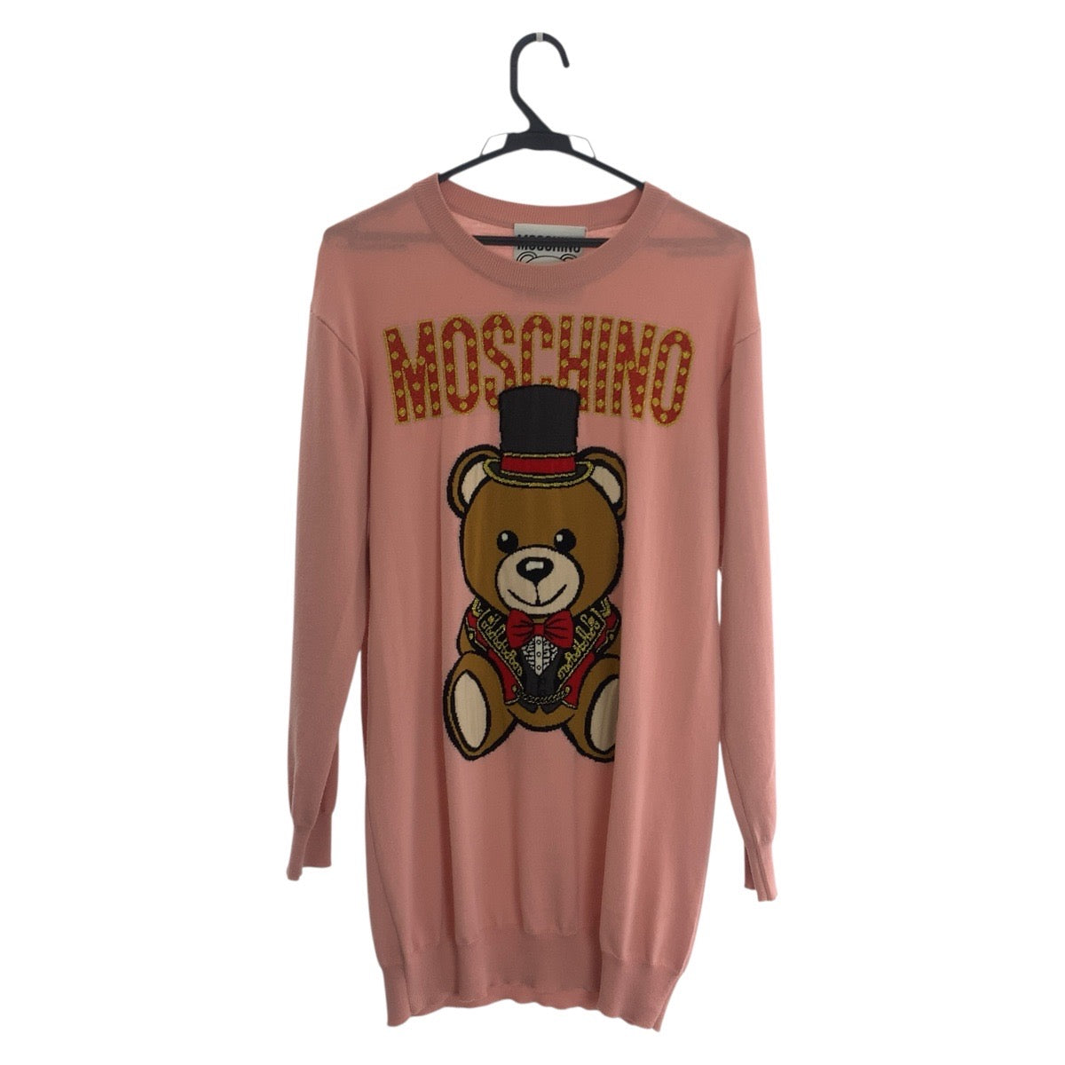 23212
MOSCHINO モスキーノ ニットワンピ サイズXXS ピンク マルチカラー ウール 191EV04800501 長袖 ニット セーター レディース ABP20