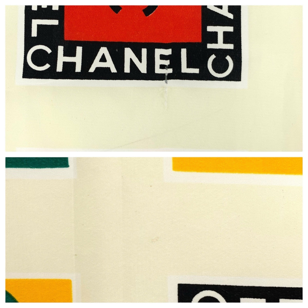 23214
CHANEL シャネル ヴィンテージ ココマーク マルチカラー シルク スカーフ レディース A35