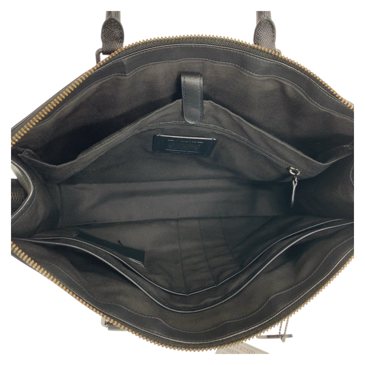23216
COACH コーチ グラハム ジップ ブリーフ ブラック 黒 レザー L2261 ビジネスバッグ ブリーフケース メンズ AB7