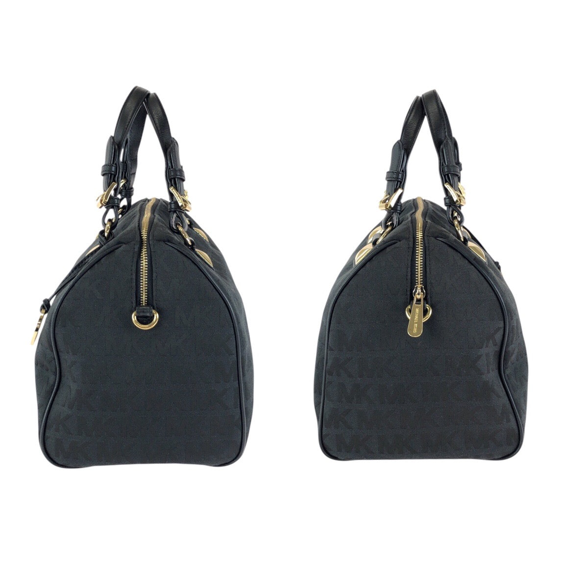 23218
Michael Kors マイケルコース 2way ブラック 黒 ゴールド金具 キャンバス / レザー 35F6GGYS3J トートバッグ ミニボストンバッグ ショルダーバッグ レディース A16