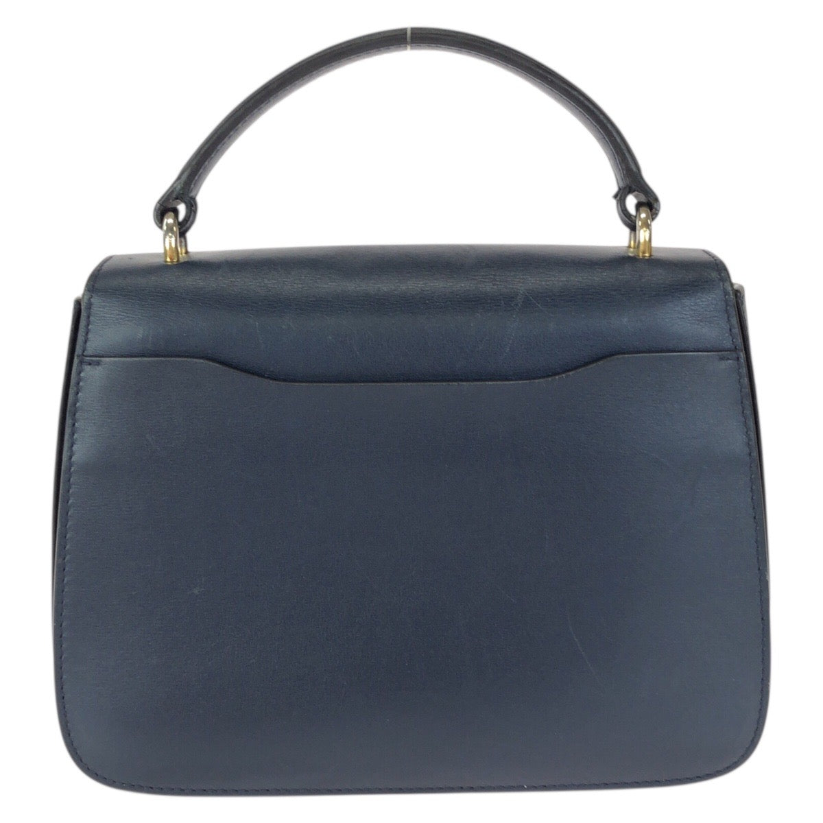 23222
Michael Kors マイケルコース ２way ネイビー ゴールド金具 レザー ショルダーバッグ ハンドバッグ レディース AB6