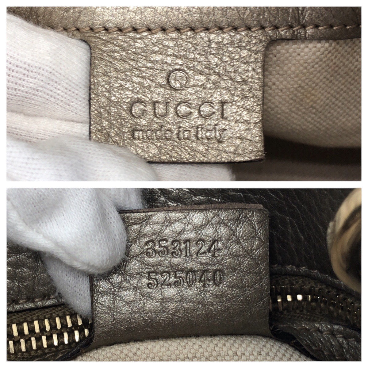 23223
GUCCI グッチ バンブー ショッパー ２way シャンパンゴールド ゴールド金具 レザー 353124 ショルダーバッグ ミニボストンバッグ レディース ABP58