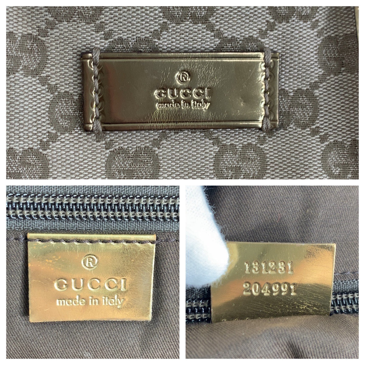 23224
GUCCI グッチ シェリーライン ベージュ ゴールド GGキャンバス 131231 トートバッグ ショルダーバッグ レディース ABP35