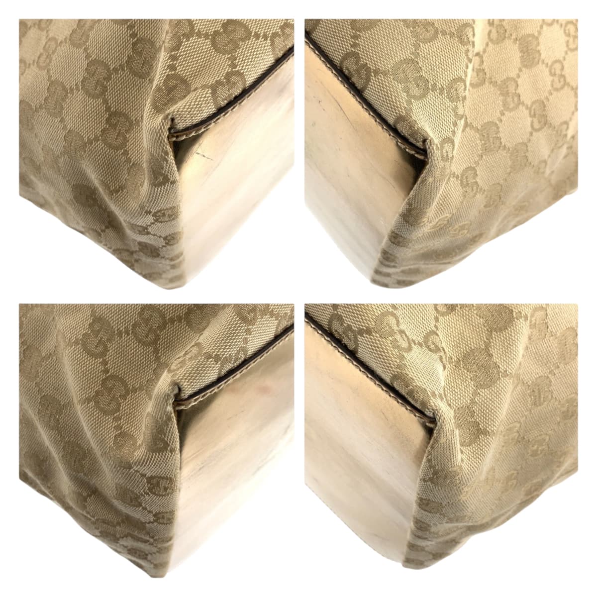 23224
GUCCI グッチ シェリーライン ベージュ ゴールド GGキャンバス 131231 トートバッグ ショルダーバッグ レディース ABP35