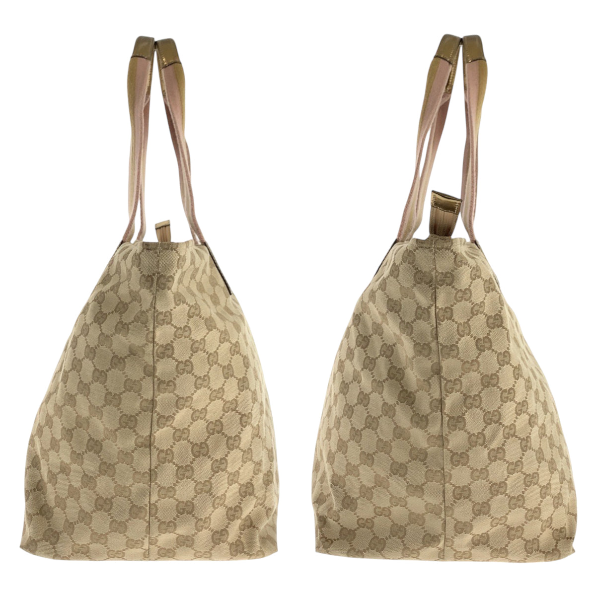 23224
GUCCI グッチ シェリーライン ベージュ ゴールド GGキャンバス 131231 トートバッグ ショルダーバッグ レディース ABP35