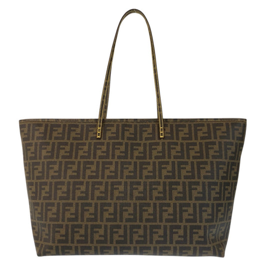 23226
FENDI フェンディ ズッカ ブラウン イエロー ゴールド金具 PVC 8BH199 トートバッグ ショルダーバッグ レディース ABP58