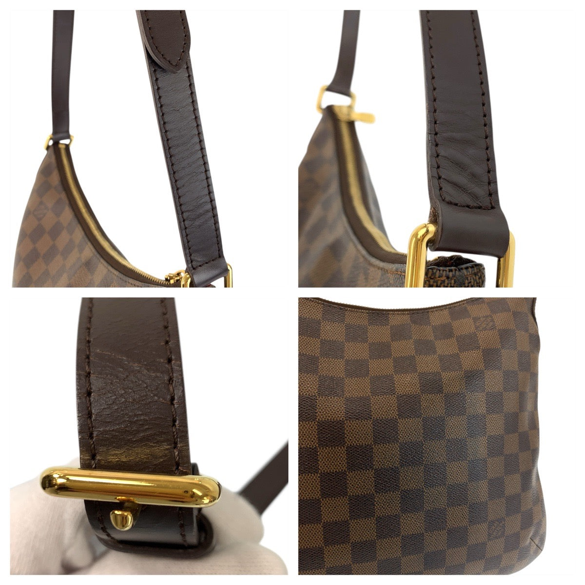 23227
LOUIS VUITTON ルイヴィトン ダミエ ブルームズベリPM ブラウン ゴールド金具 PVC N42251 ショルダーバッグ ポシェット レディース ABP92
