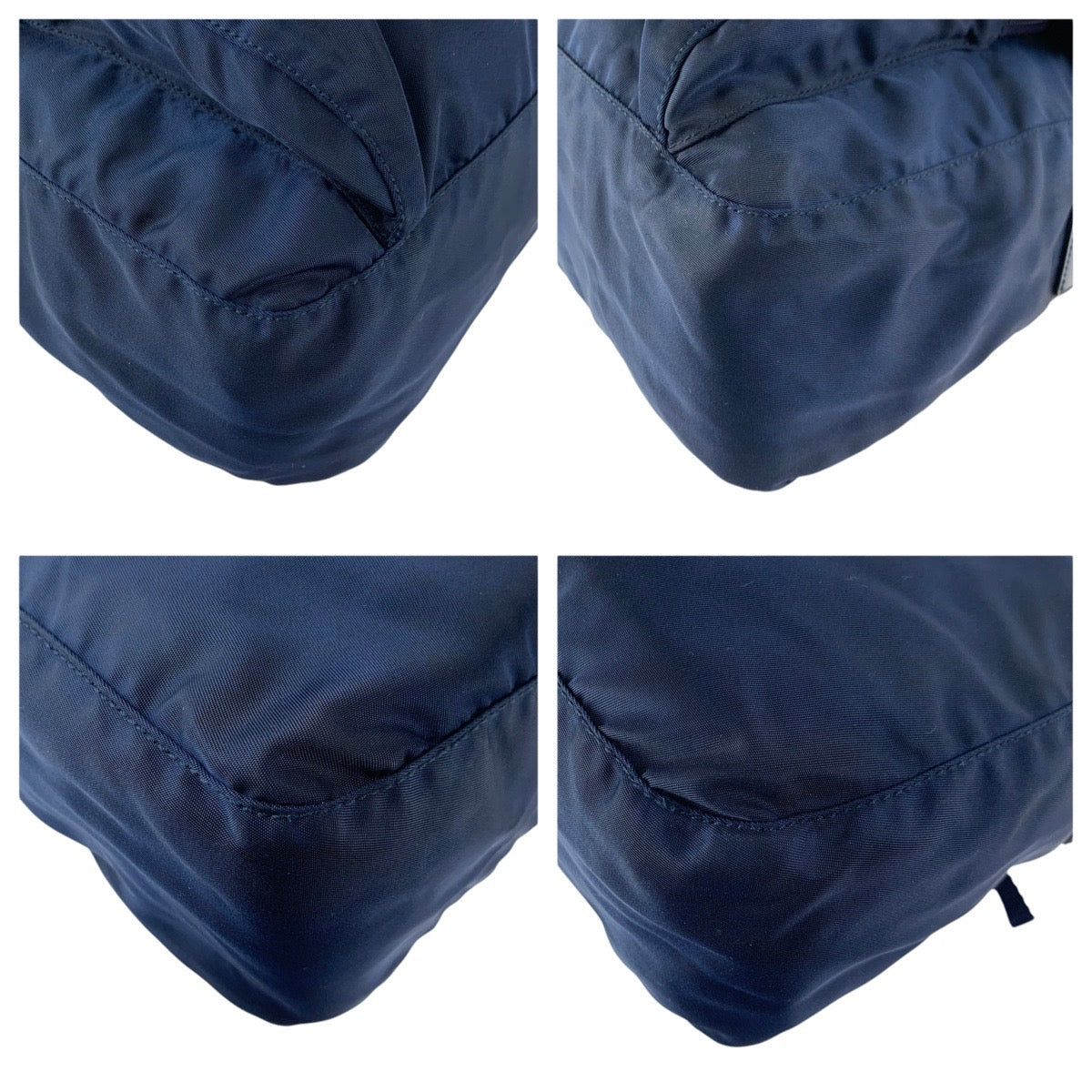 23234
PRADA プラダ テスート 三角ロゴプレート ネイビー シルバー金具 ナイロン / レザー バックパック デイパック レディース ABP35