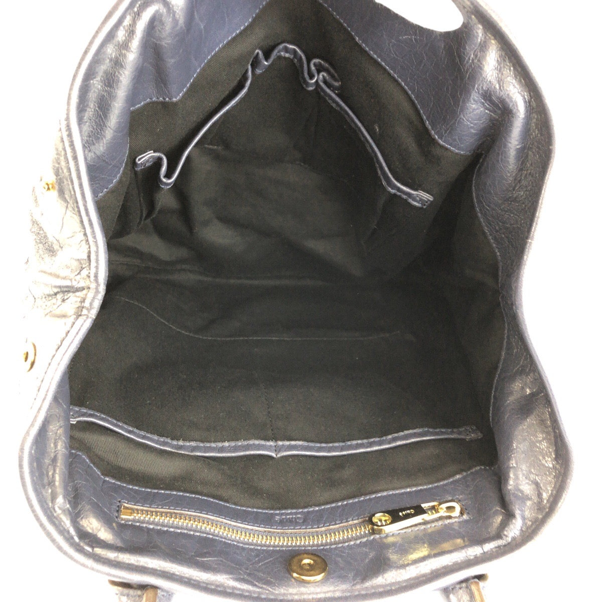 23235
Chloe クロエ ネイビー ブラウン ゴールド金具 レザー 02 12 50 65 トートバッグ ショルダーバッグ レディース ABP28
