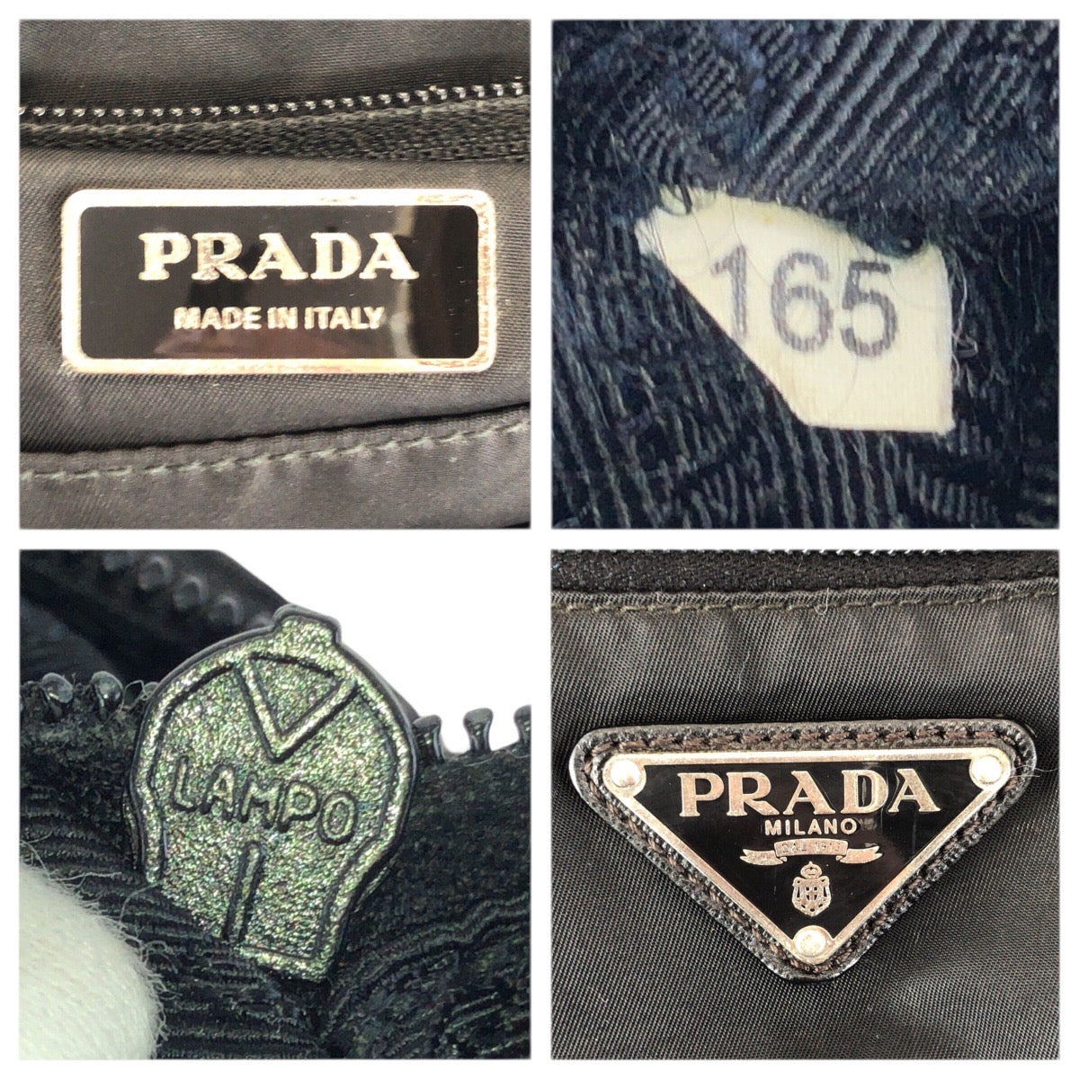 23239
PRADA プラダ テスート サフィアーノ 三角ロゴプレート ブラック 黒 シルバー金具 ナイロン / レザー ビジネスバッグ ブリーフケース ショルダーバッグ メンズ AB35