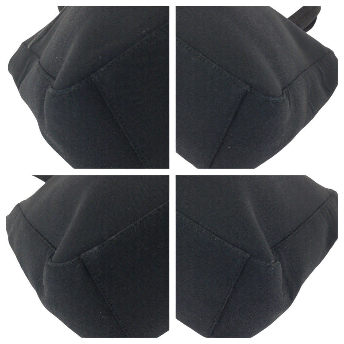 23242
PRADA SPORTS プラダスポーツ ブラック 黒 シルバー金具 ナイロン トートバッグ ショルダーバッグ レディース ABP35