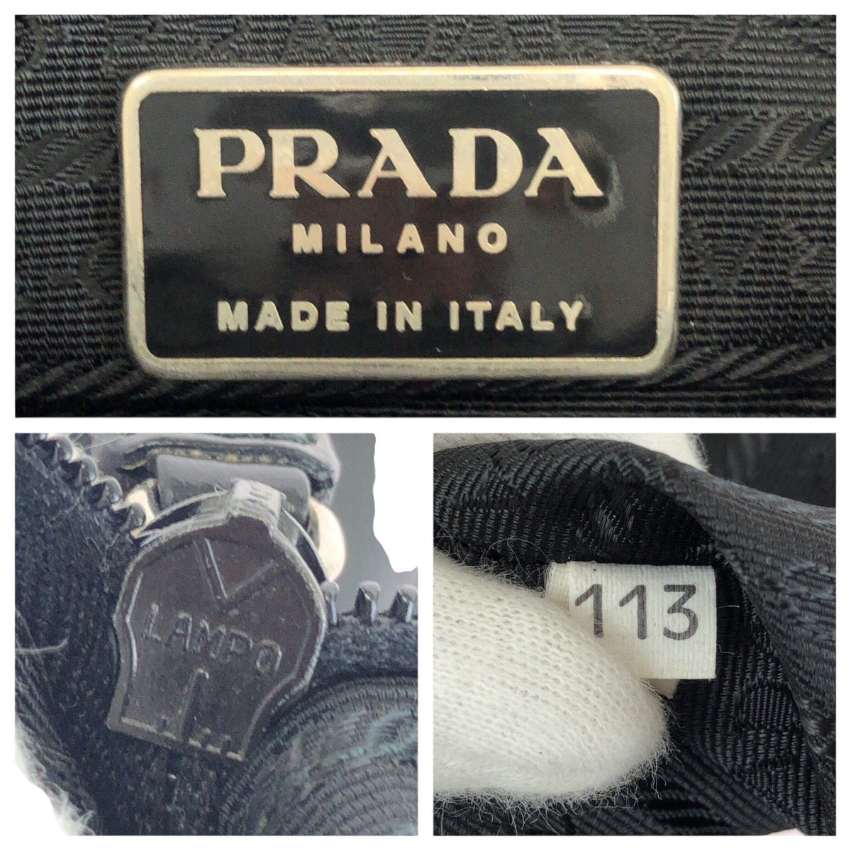 23242
PRADA SPORTS プラダスポーツ ブラック 黒 シルバー金具 ナイロン トートバッグ ショルダーバッグ レディース ABP35