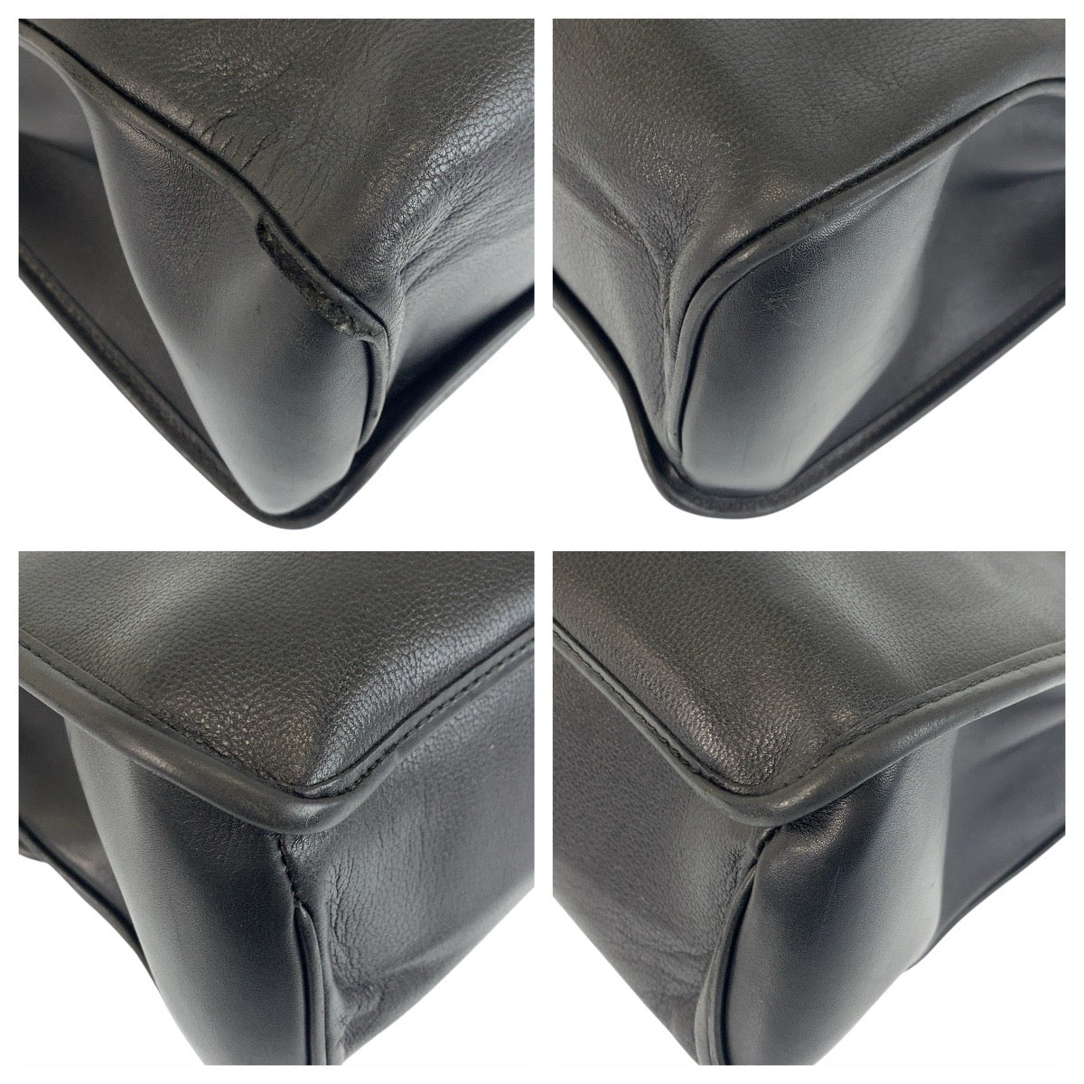 23268
GUCCI グッチ ヴィンテージ オールドグッチ ブラック 黒 ゴールド金具 レザー 000 33 0274 ハンドバッグ ショルダーバッグ 2way レディース ABP35