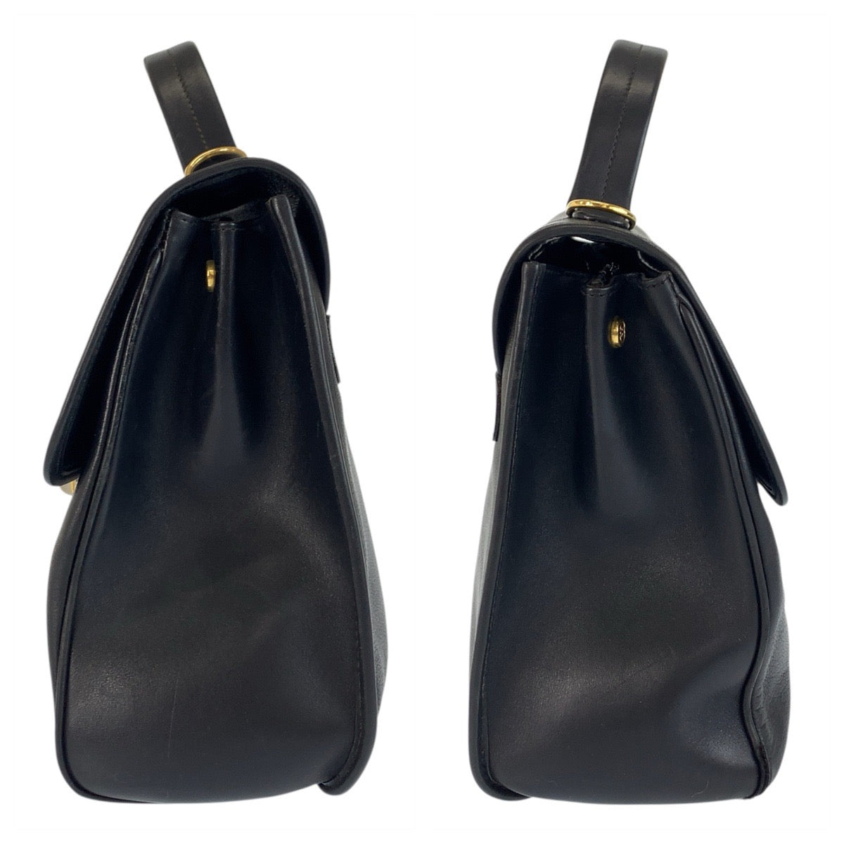 23268
GUCCI グッチ ヴィンテージ オールドグッチ ブラック 黒 ゴールド金具 レザー 000 33 0274 ハンドバッグ ショルダーバッグ 2way レディース ABP35