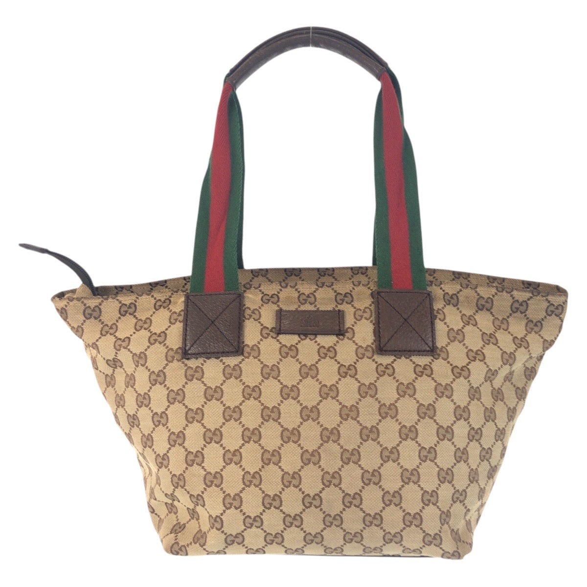 23272
GUCCI グッチ シェリーライン ベージュ ブラウン ガンメタ金具 GGキャンバス / レザー 131230 トートバッグ ショルダーバッグ レディース AB35