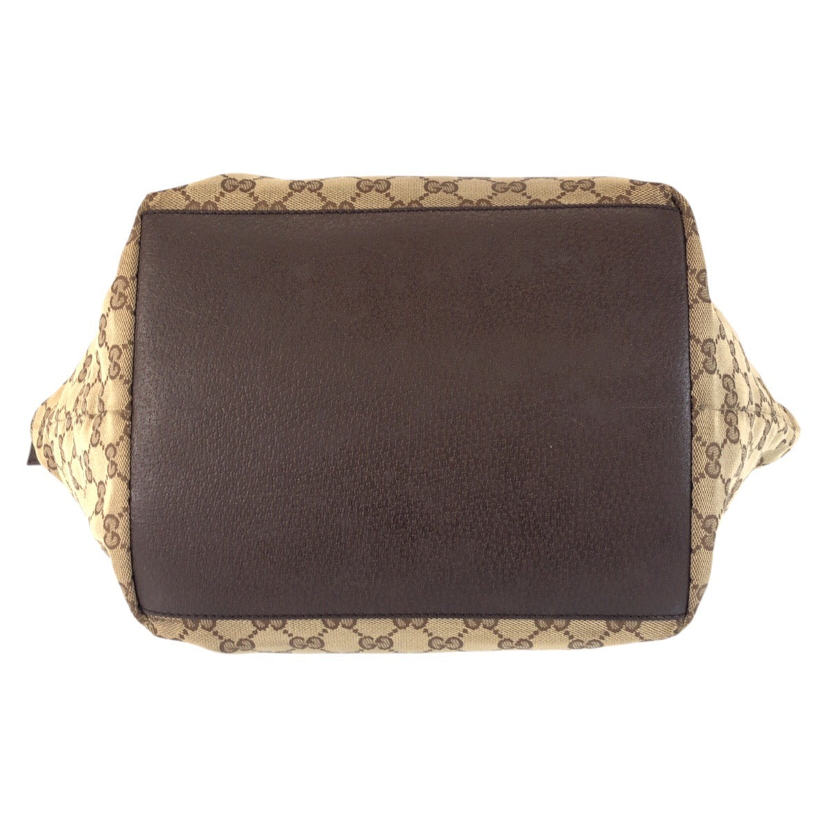23272
GUCCI グッチ シェリーライン ベージュ ブラウン ガンメタ金具 GGキャンバス / レザー 131230 トートバッグ ショルダーバッグ レディース AB35