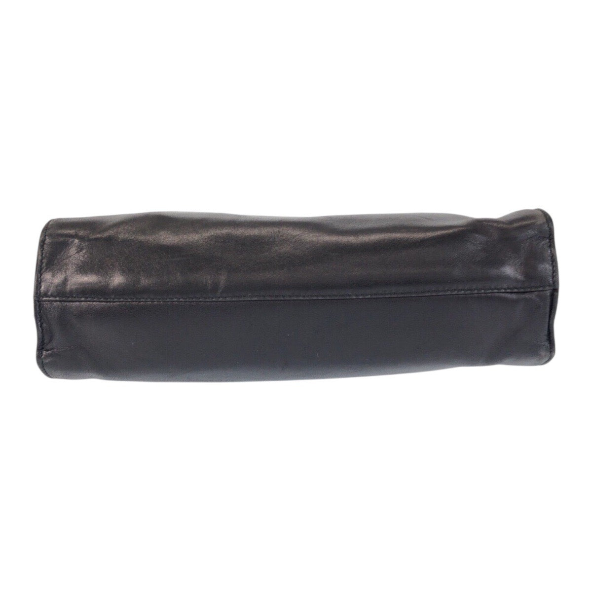 23273
PRADA プラダ ブラック 黒 シルバー金具 レザー ショルダーバッグ トートバッグ レディース ABP28