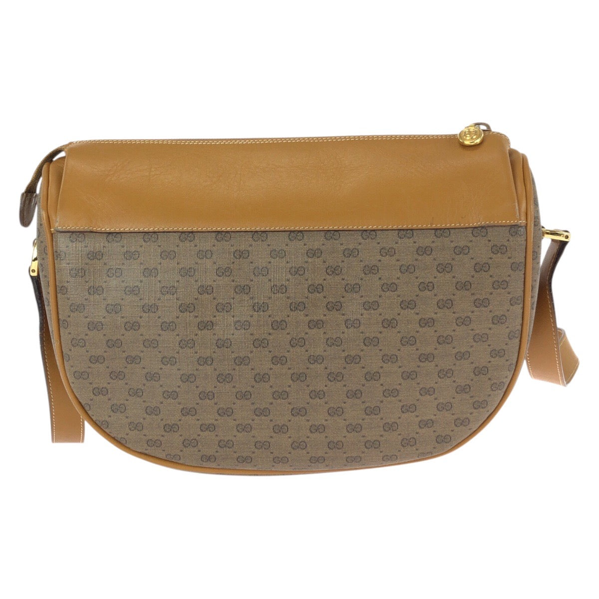 23287
GUCCI グッチ ヴィンテージ オールドグッチ シェリーライン マイクロGG ブラウン ゴールド金具 GGスプリームキャンバス / レザー 001.58.0918 ショルダーバッグ レディース ABP42