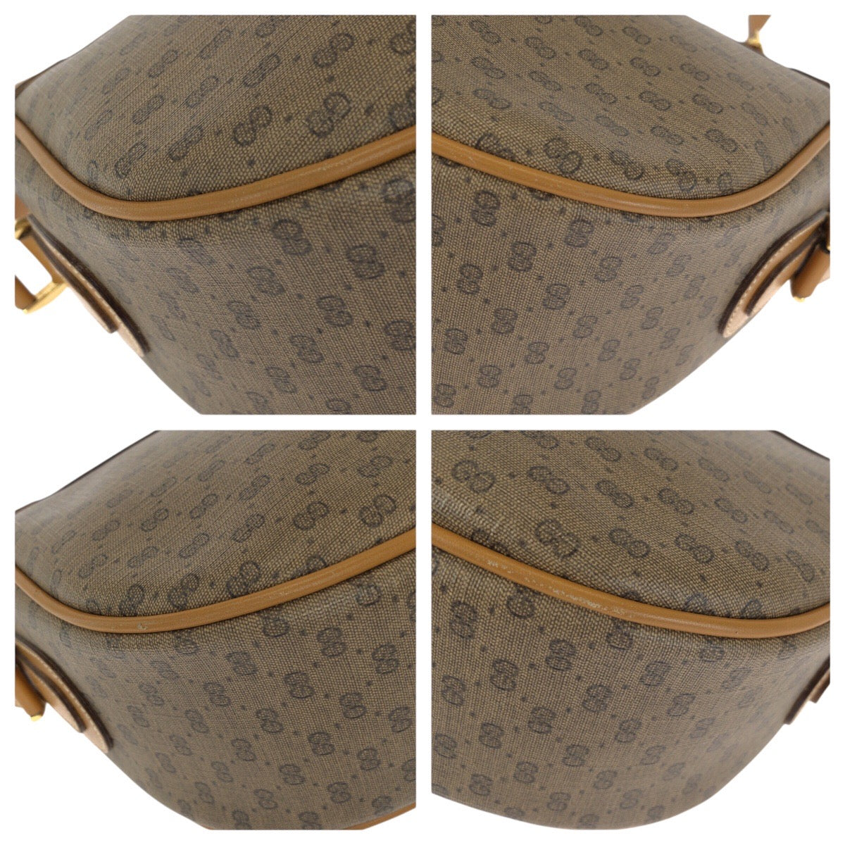 23287
GUCCI グッチ ヴィンテージ オールドグッチ シェリーライン マイクロGG ブラウン ゴールド金具 GGスプリームキャンバス / レザー 001.58.0918 ショルダーバッグ レディース ABP42