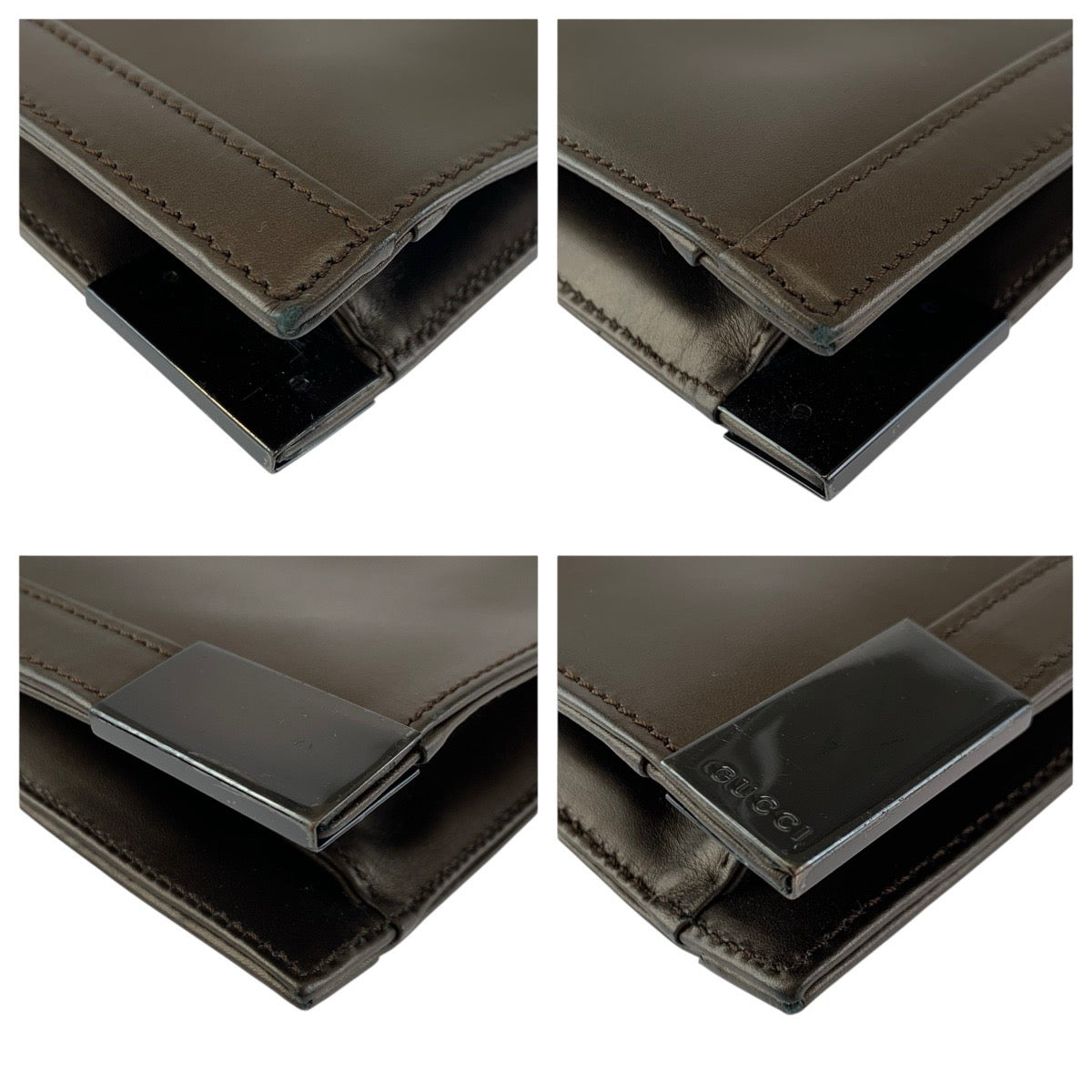 23291
GUCCI グッチ メタリックブラウン レザー 000 1956 0560 ショルダーバッグ トートバッグ レディース A42