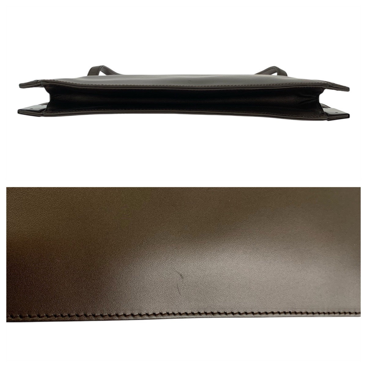 23291
GUCCI グッチ メタリックブラウン レザー 000 1956 0560 ショルダーバッグ トートバッグ レディース A42