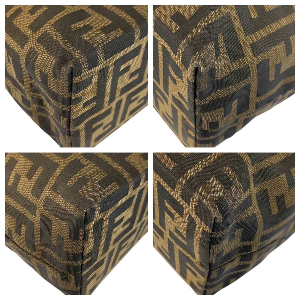 23295
FENDI フェンディ ヴィンテージ ズッカ ブラウン キャンバス / レザー 71 15978 1 991 トートバッグ ショルダーバッグ レディース A42