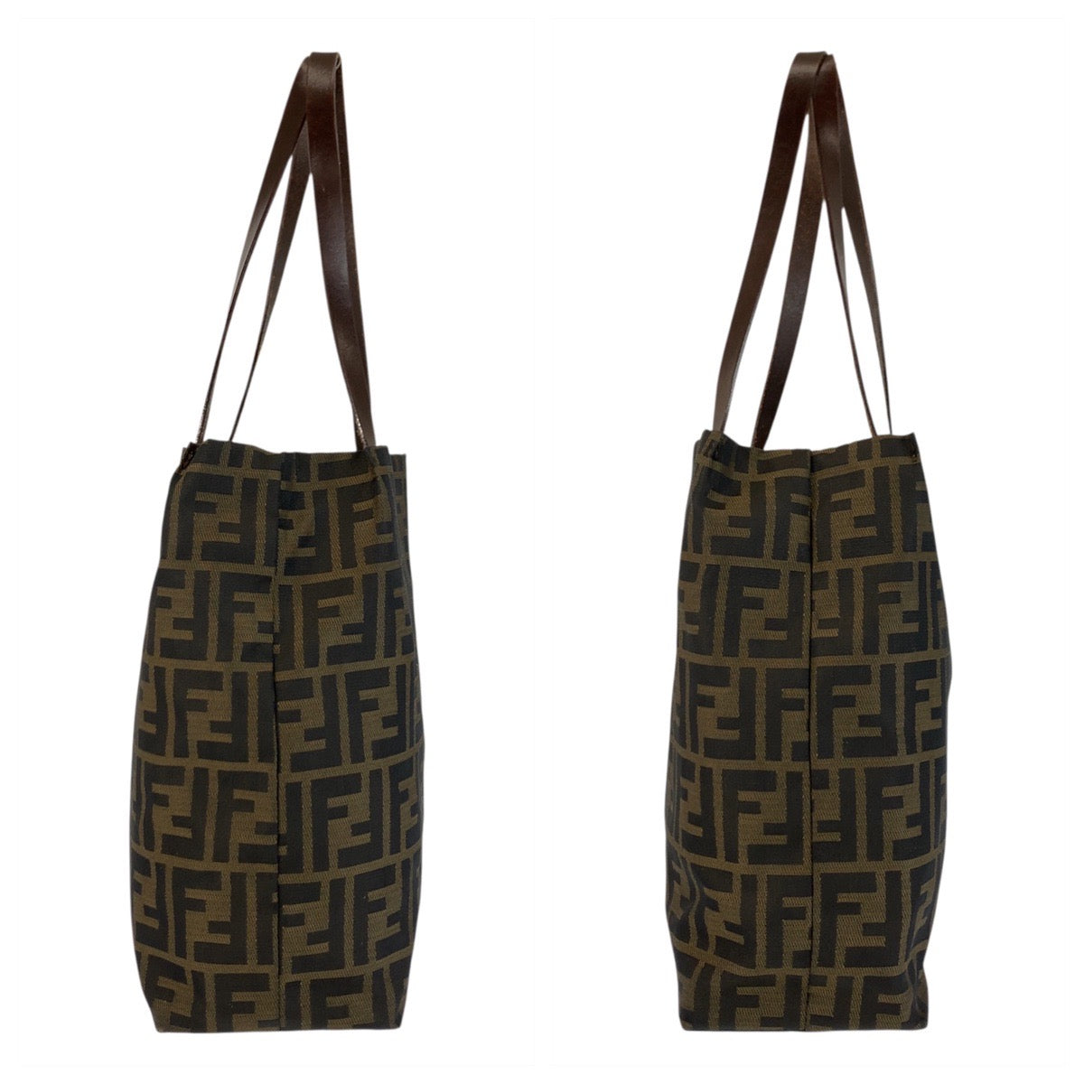 23295
FENDI フェンディ ヴィンテージ ズッカ ブラウン キャンバス / レザー 71 15978 1 991 トートバッグ ショルダーバッグ レディース A42