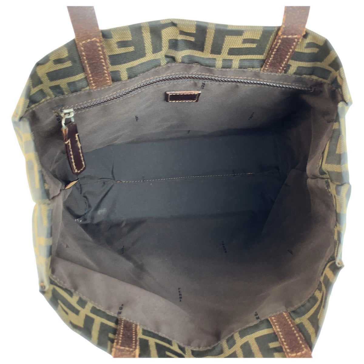 23295
FENDI フェンディ ヴィンテージ ズッカ ブラウン キャンバス / レザー 71 15978 1 991 トートバッグ ショルダーバッグ レディース A42