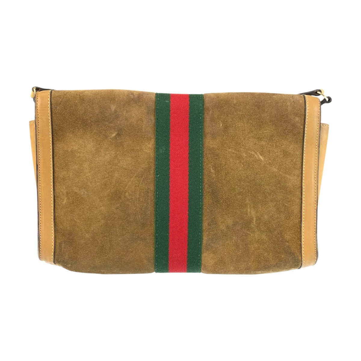 23297
GUCCI グッチ ヴィンテージ シェリーライン オールドグッチ ブラウン キャメル ゴールド金具 レザー 38 ショルダーバッグ メッセンジャーバッグ レディース AB42