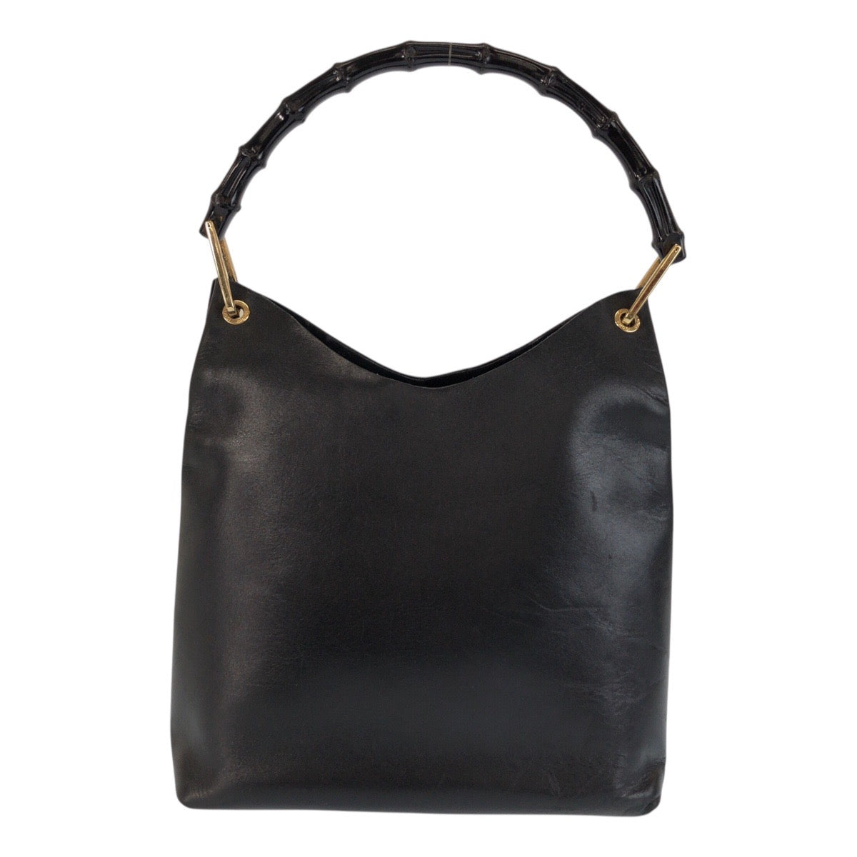 23304
GUCCI グッチ バンブー ブラック 黒 ゴールド金具 レザー 001 2058 1880 0 ショルダーバッグ ハンドバッグ レディース ABP28