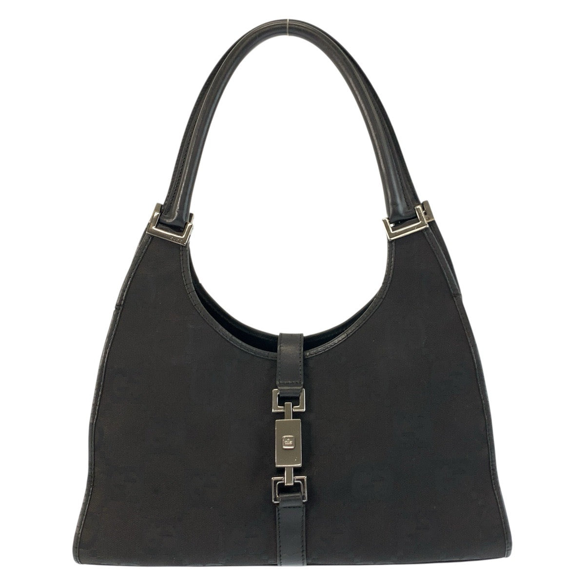 23308
GUCCI グッチ ジャッキー ジャンボGG ブラック 黒 GGキャンバス / レザー 002 1067 ハンドバッグ レディース AB28
