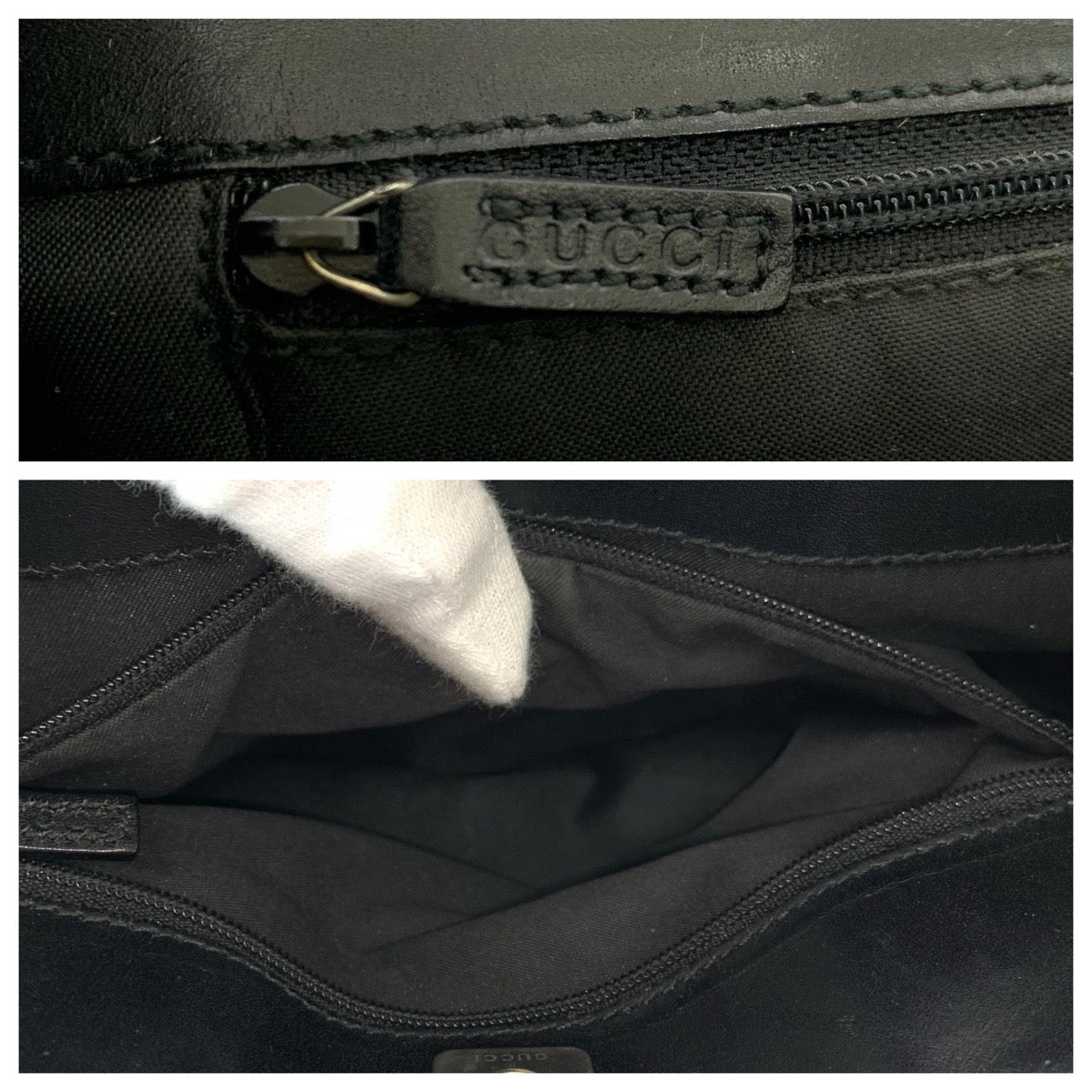 23311
GUCCI グッチ ブラック 黒 シルバー金具 GGキャンバス / レザー 002 1080 002 058 ハンドバッグ トートバッグ レディース AB28