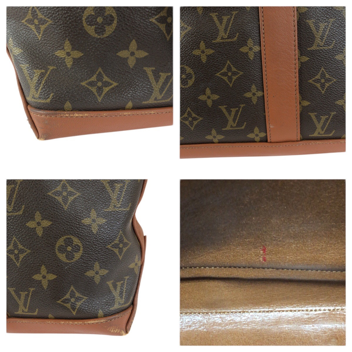 23326
LOUIS VUITTON ルイヴィトン モノグラム サック ウィークエンド ブラウン ゴールド金具 PVC / レザー M42425 トートバッグ ショルダーバッグ レディース AB45