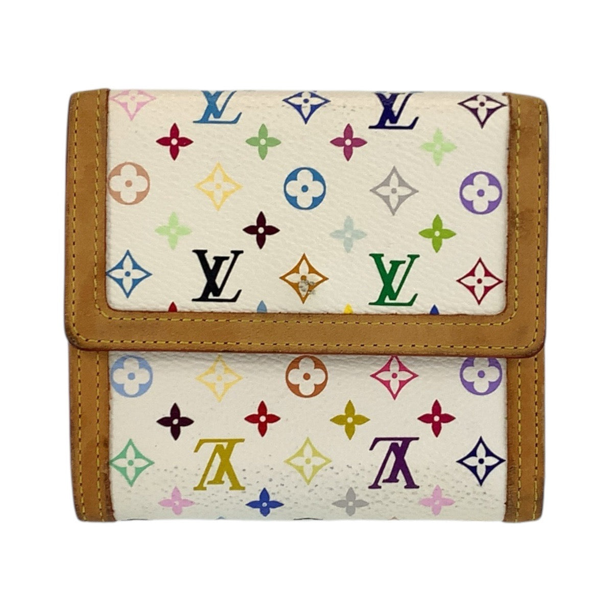 23327
LOUIS VUITTON ルイヴィトン マルチカラー ポルトモネビエカルトクレディ ブロン ホワイト ゴールド金具 PVC / レザー M92983 折財布 コンパクトウォレット レディース ABP45