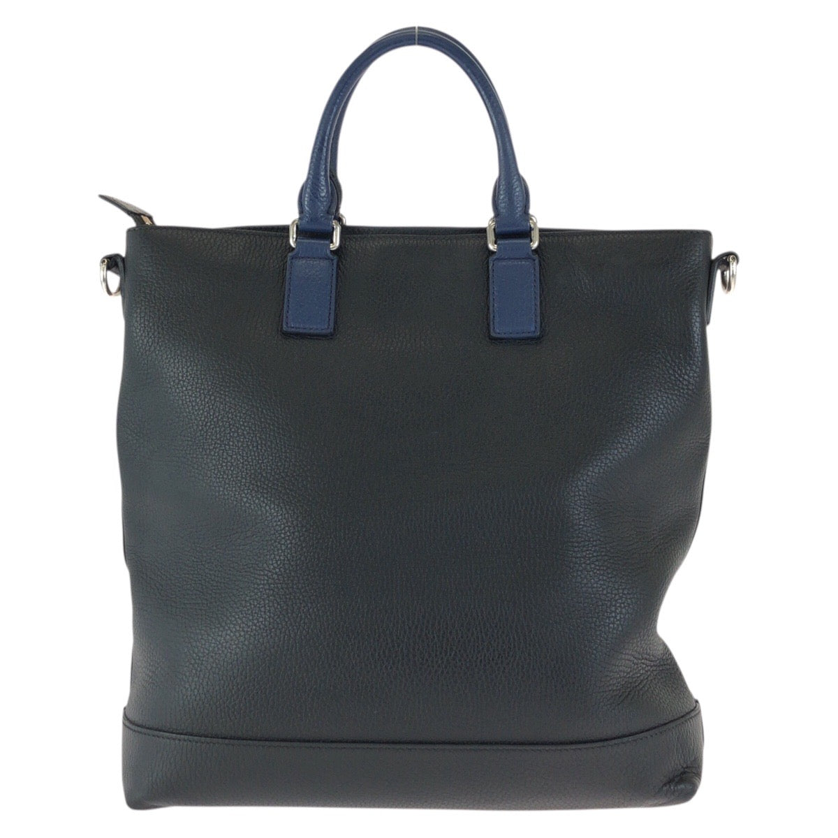 23332
GUCCI グッチ コスモポリス 2way ネイビー ブラック シルバー金具 レザー 406463 ショルダーバッグ トートバッグ メンズ ABP60