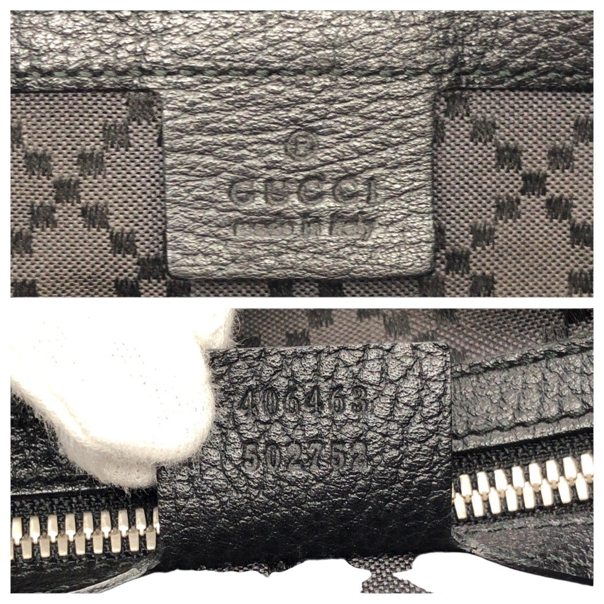 23332
GUCCI グッチ コスモポリス 2way ネイビー ブラック シルバー金具 レザー 406463 ショルダーバッグ トートバッグ メンズ ABP60