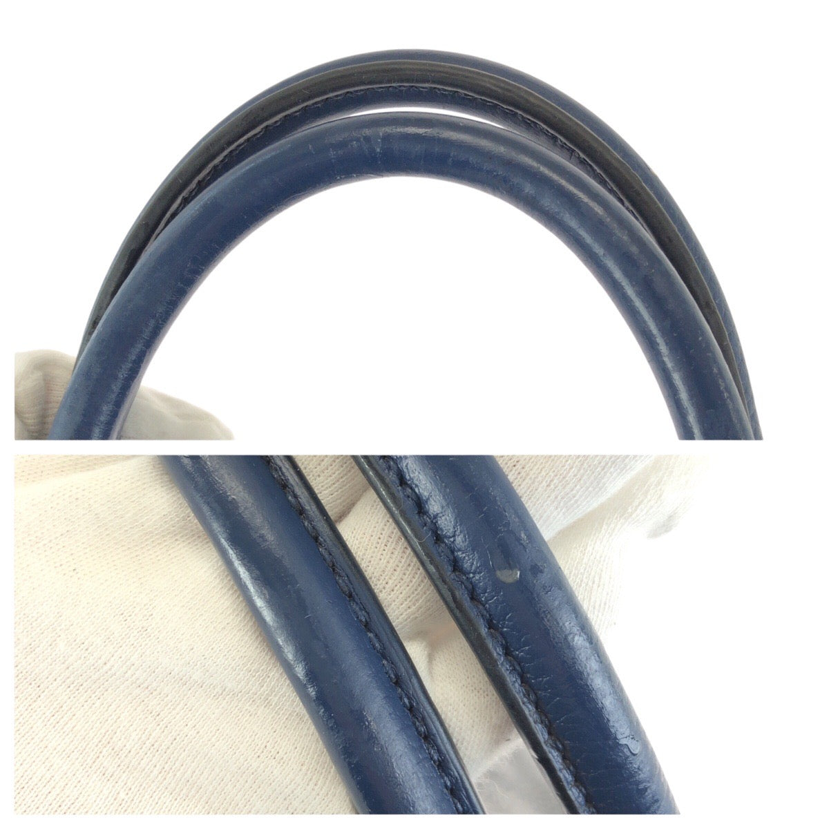 23332
GUCCI グッチ コスモポリス 2way ネイビー ブラック シルバー金具 レザー 406463 ショルダーバッグ トートバッグ メンズ ABP60