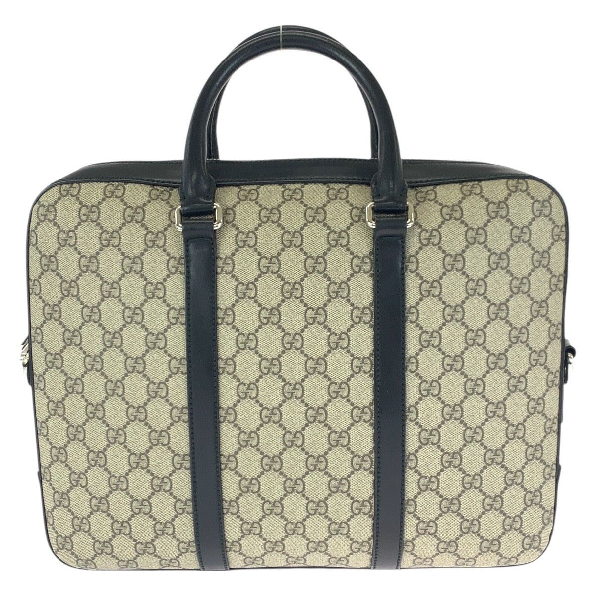 23333
GUCCI グッチ 2way ベージュ ブラック シルバー金具 GGスプリームキャンバス / レザー 450944 ビジネスバッグ ブリーフケース ショルダーバッグ メンズ ABP65