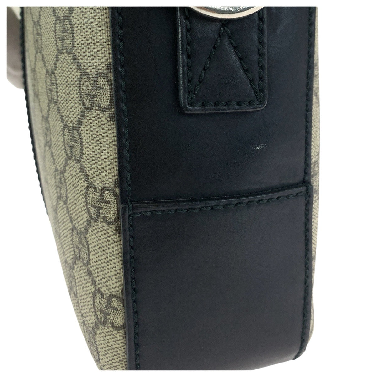 23333
GUCCI グッチ 2way ベージュ ブラック シルバー金具 GGスプリームキャンバス / レザー 450944 ビジネスバッグ ブリーフケース ショルダーバッグ メンズ ABP65