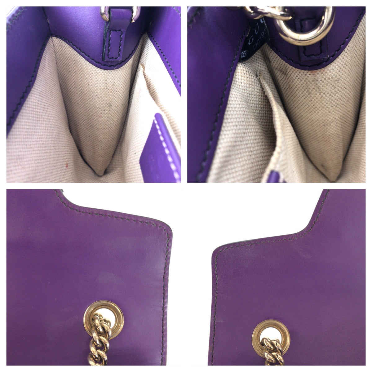23338
GUCCI グッチ グッチシマ ホースビット エミリー パープル ゴールド金具 レザー 369622 ショルダーバッグ チェーンショルダーバッグ レディース ABP56