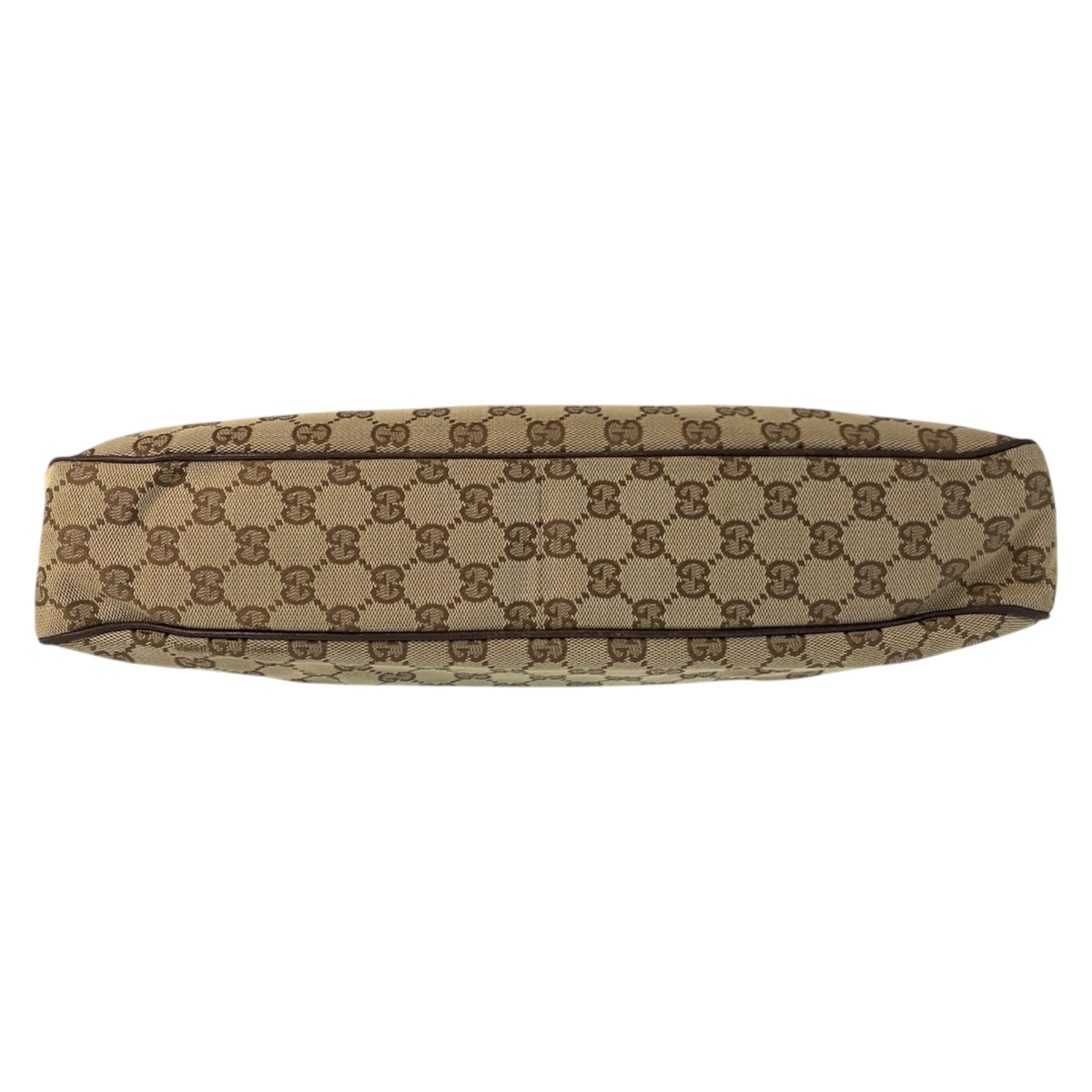 23341
GUCCI グッチ ベージュ ブラウン シルバー金具 GGキャンバス / レザー 121023 ショルダーバッグ トートバッグ レディース ABP40