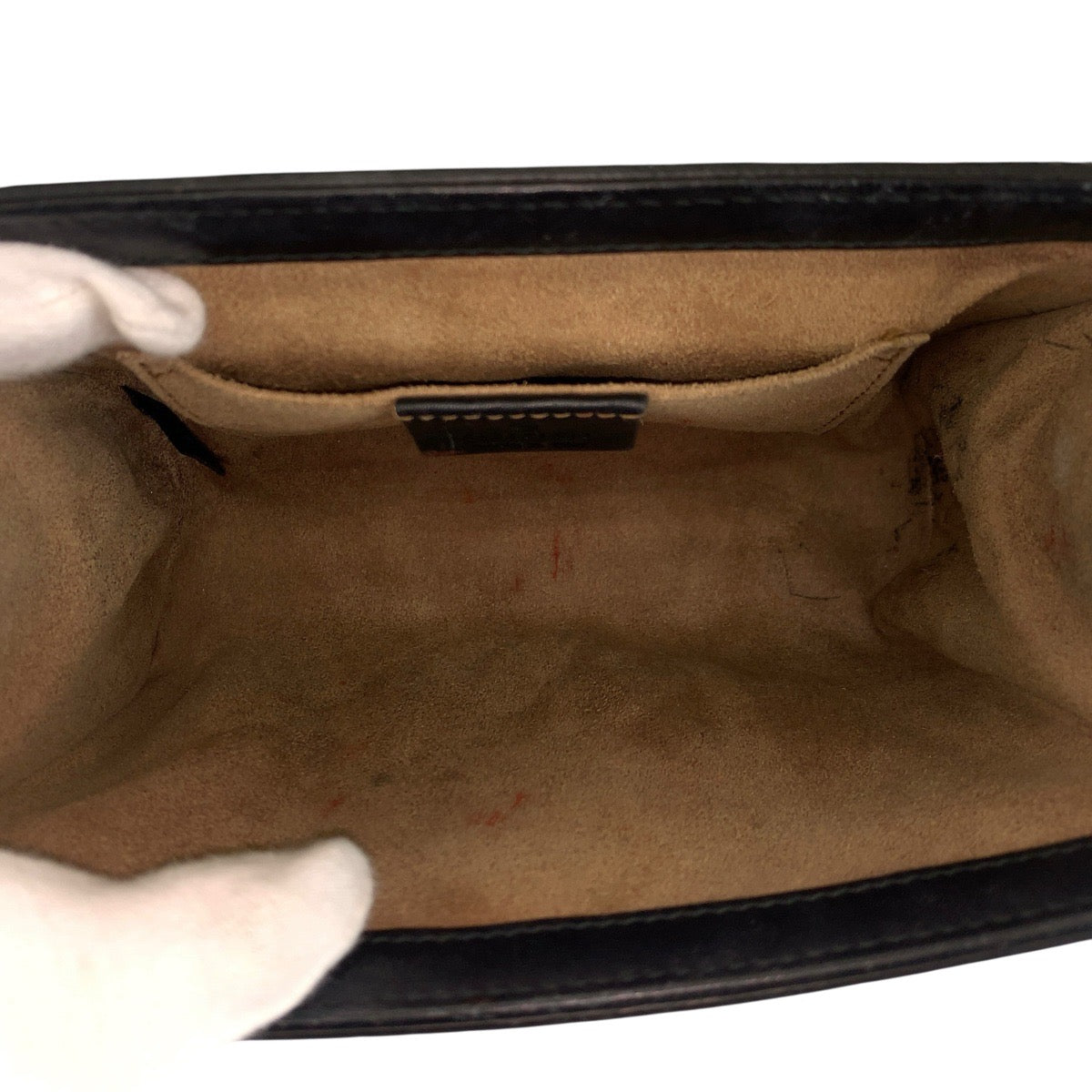 23343
GUCCI グッチ パドロック ベージュ ブラック ゴールド金具 GGスプリームキャンバス / レザー 409487 チェーンショルダーバッグ レディース AB48