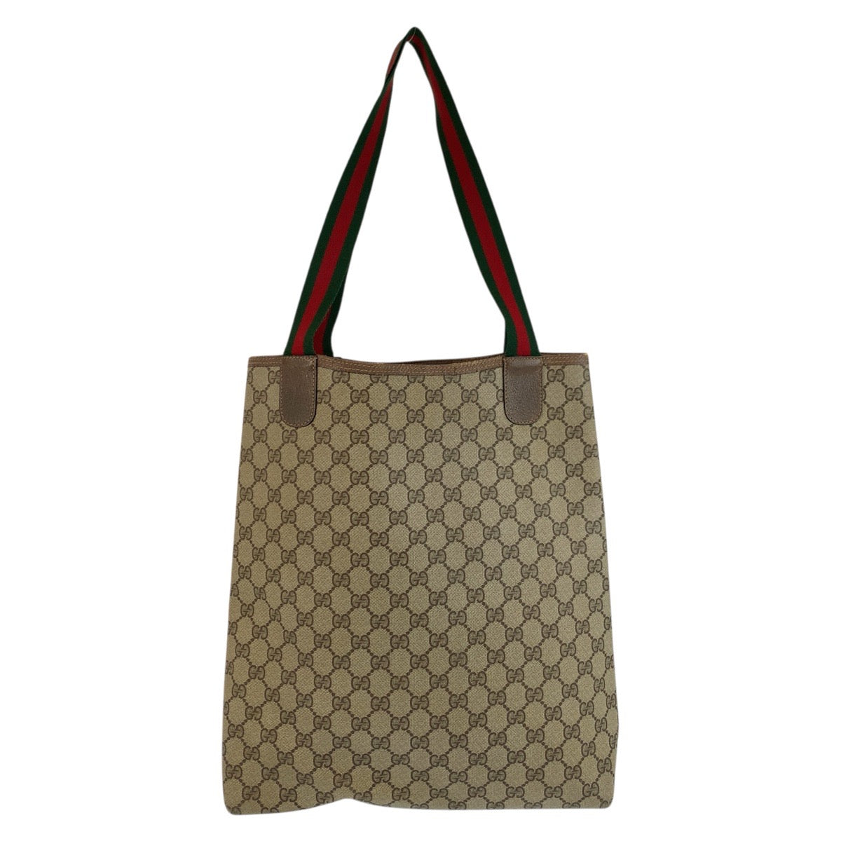 23344
GUCCI グッチ ヴィンテージ シェリーライン ベージュ GGスプリームキャンバス / レザー 39 02 003 トートバッグ ショルダーバッグ レディース ABP34