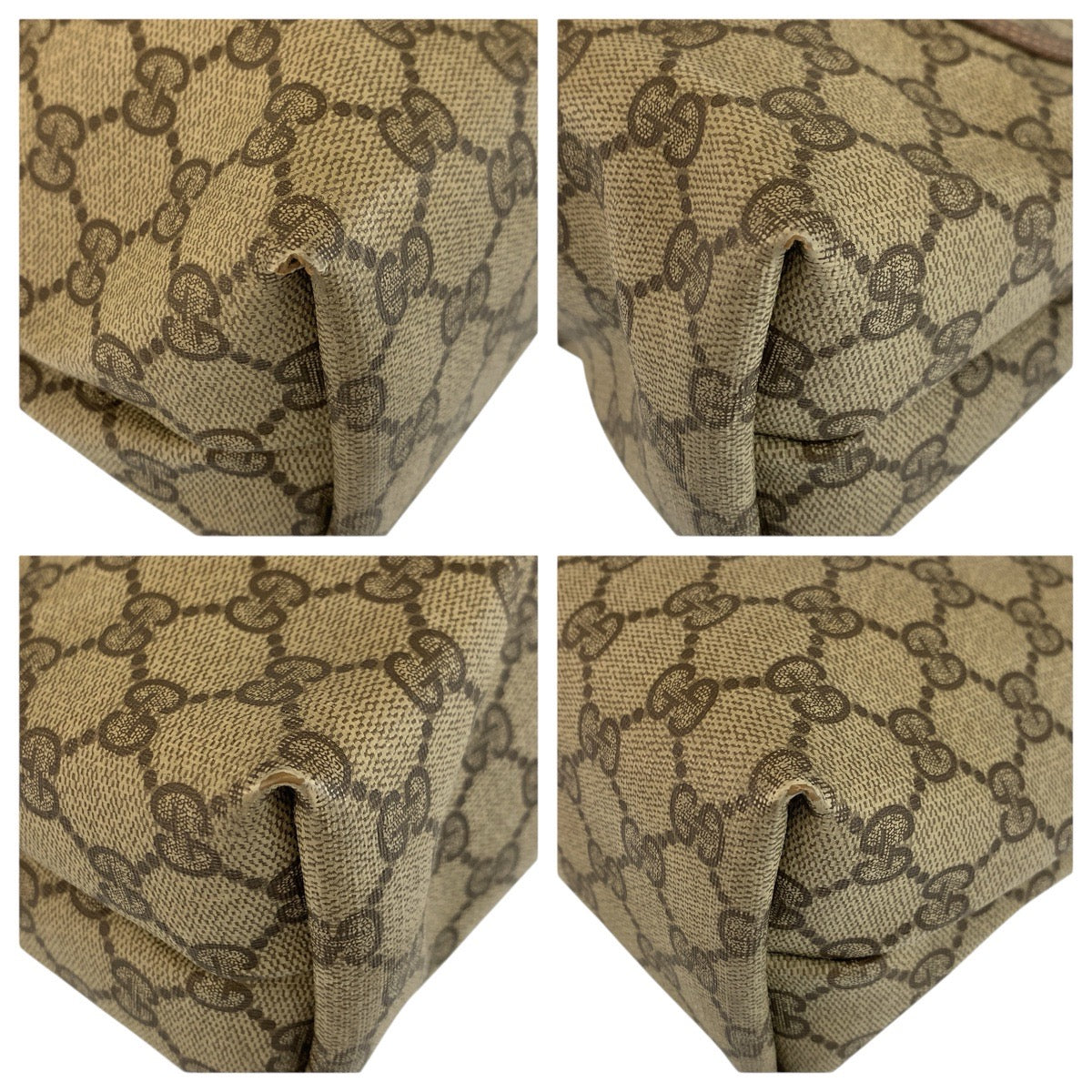 23344
GUCCI グッチ ヴィンテージ シェリーライン ベージュ GGスプリームキャンバス / レザー 39 02 003 トートバッグ ショルダーバッグ レディース ABP34