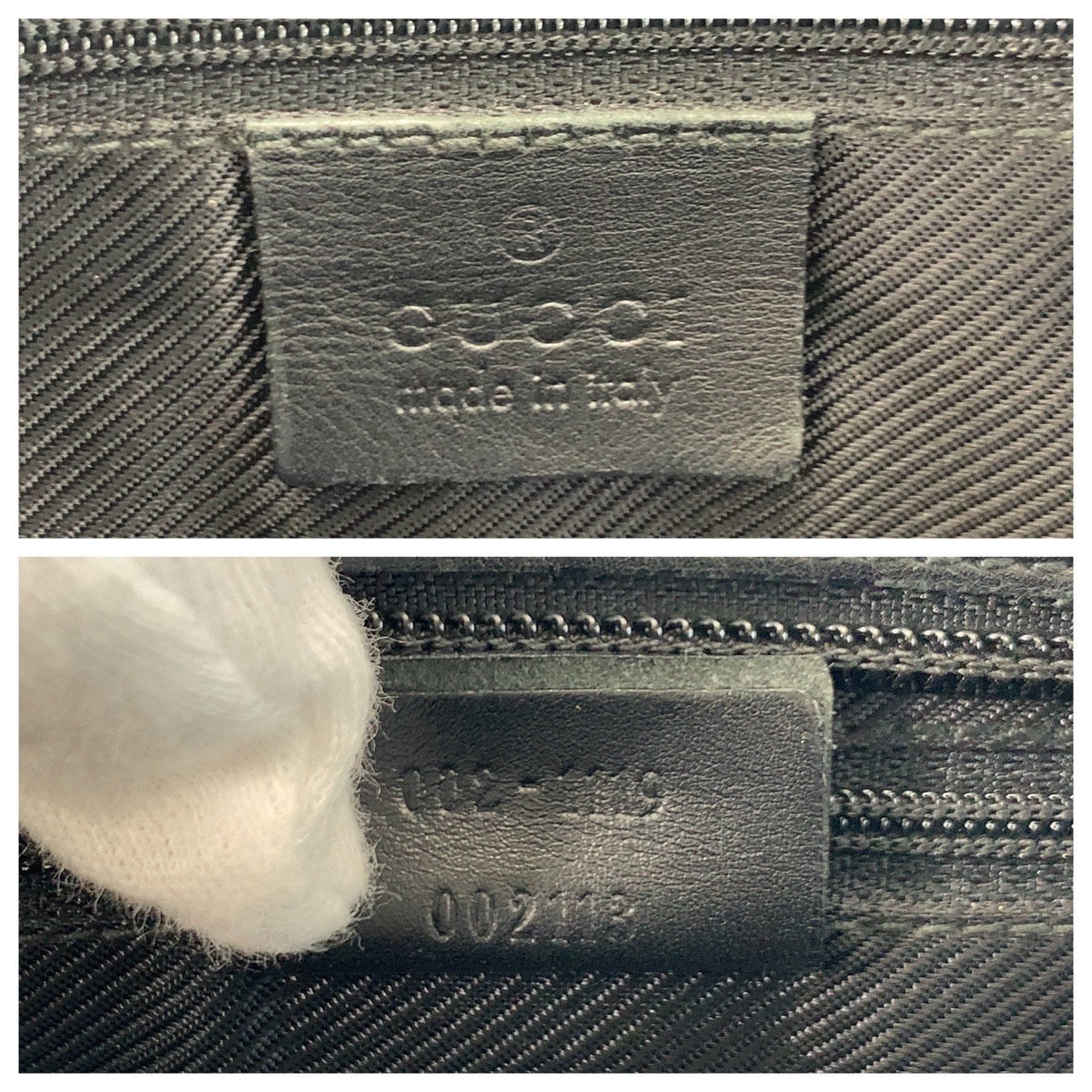 23345
GUCCI グッチ ブラック 黒 GGキャンバス / レザー 002 1119 トートバッグ ハンドバッグ レディース ABP38