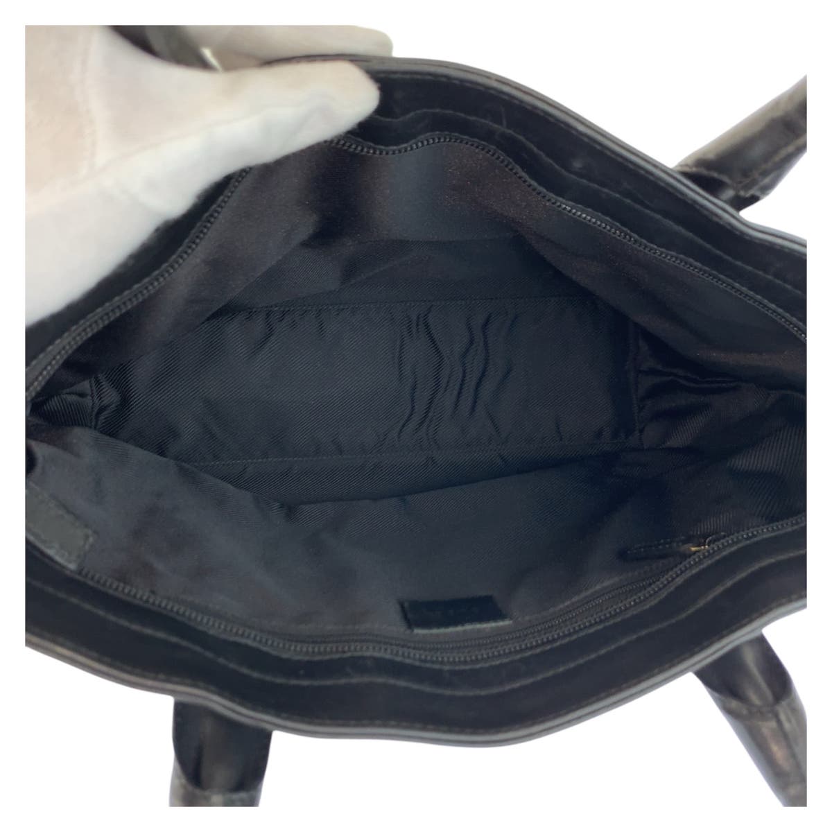 23345
GUCCI グッチ ブラック 黒 GGキャンバス / レザー 002 1119 トートバッグ ハンドバッグ レディース ABP38
