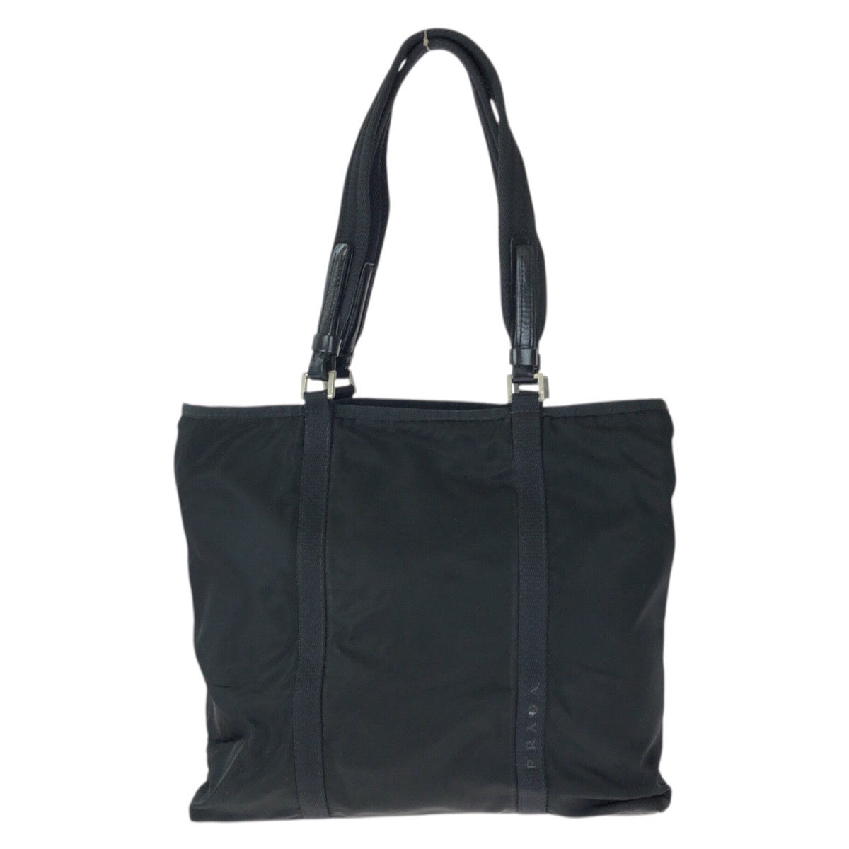 23359
PRADA プラダ テスート ブラック 黒 シルバー金具 ナイロン / レザー トートバッグ ショルダーバッグ レディース AB28