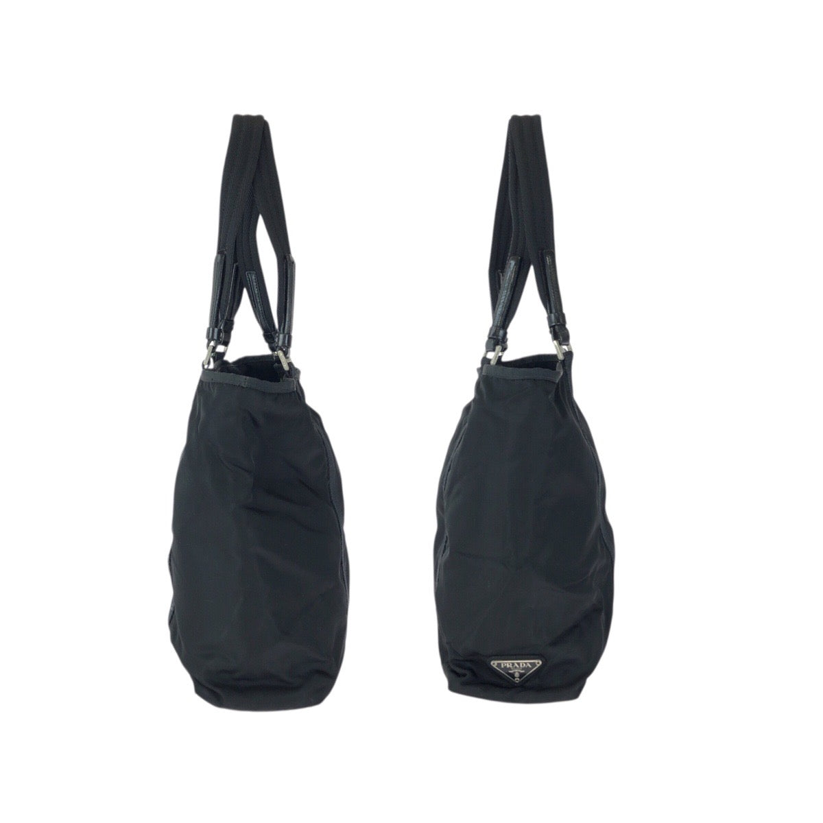 23359
PRADA プラダ テスート ブラック 黒 シルバー金具 ナイロン / レザー トートバッグ ショルダーバッグ レディース AB28