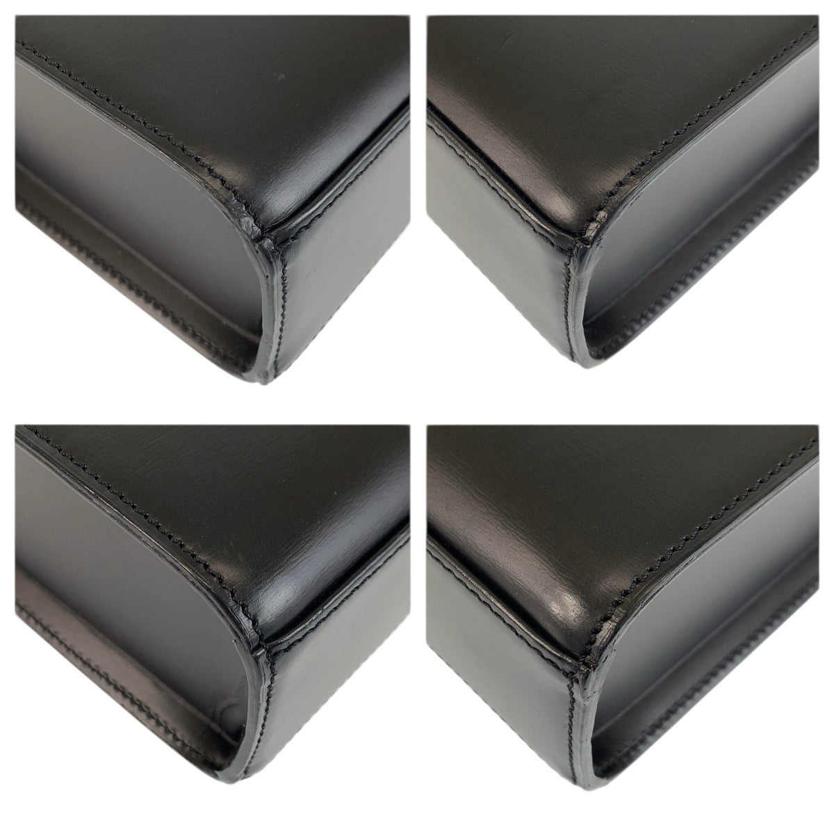 23363
CARTIER カルティエ パンテール ブラック 黒 ゴールド金具 レザー ハンドバッグ レディース A63