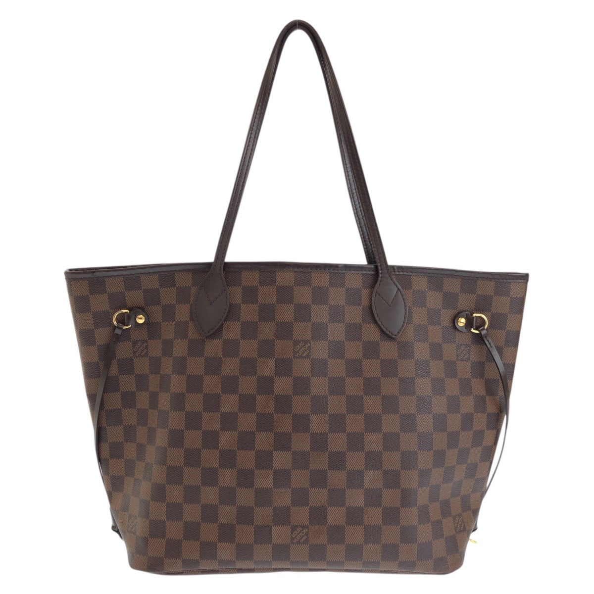 23364
LOUIS VUITTON ルイヴィトン ダミエ ネヴァーフルMM ブラウン ゴールド金具 PVC / レザー N51105 トートバッグ ショルダーバッグ レディース AB94